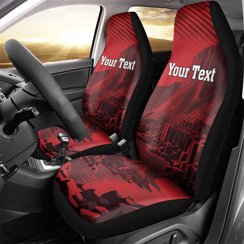 Personalized Northern Ireland Car Seat Cover Giant’s Causeway Retro Style