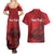 Personalized Northern Ireland Couples Matching Summer Maxi Dress and Hawaiian Shirt Giant’s Causeway Retro Style