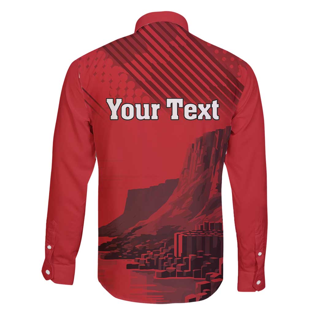 Personalized Northern Ireland Family Matching Long Sleeve Bodycon Dress and Hawaiian Shirt Giant’s Causeway Retro Style