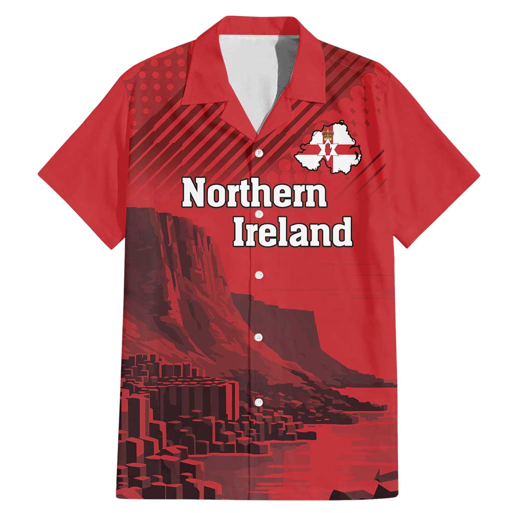 Personalized Northern Ireland Family Matching Mermaid Dress and Hawaiian Shirt Giant’s Causeway Retro Style