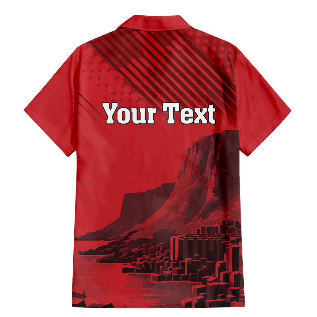 Personalized Northern Ireland Family Matching Mermaid Dress and Hawaiian Shirt Giant’s Causeway Retro Style