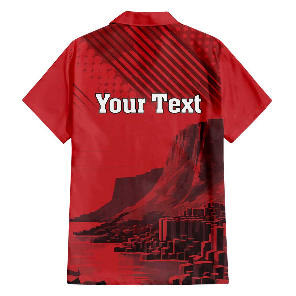 Personalized Northern Ireland Family Matching Puletasi and Hawaiian Shirt Giant’s Causeway Retro Style