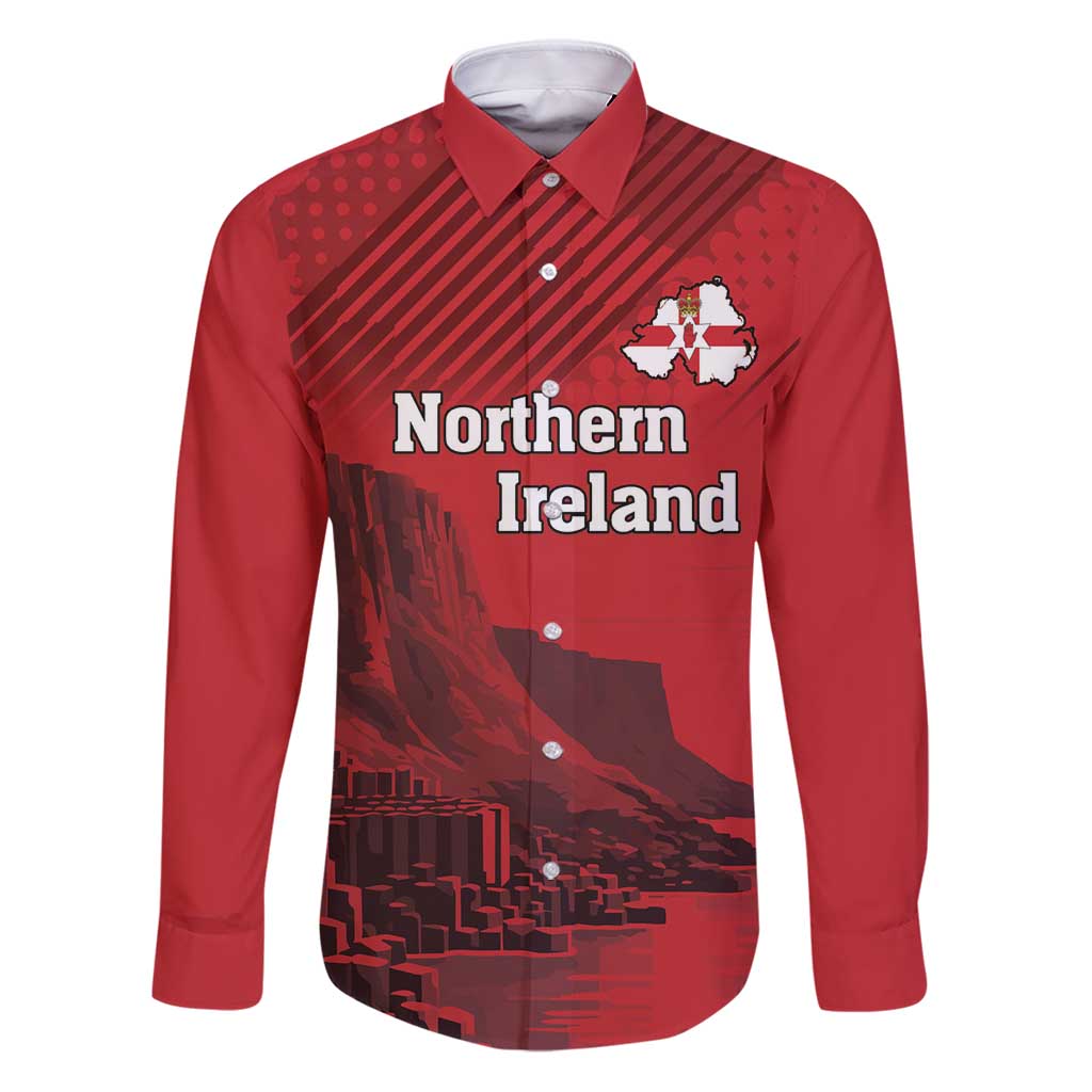 Personalized Northern Ireland Family Matching Puletasi and Hawaiian Shirt Giant’s Causeway Retro Style