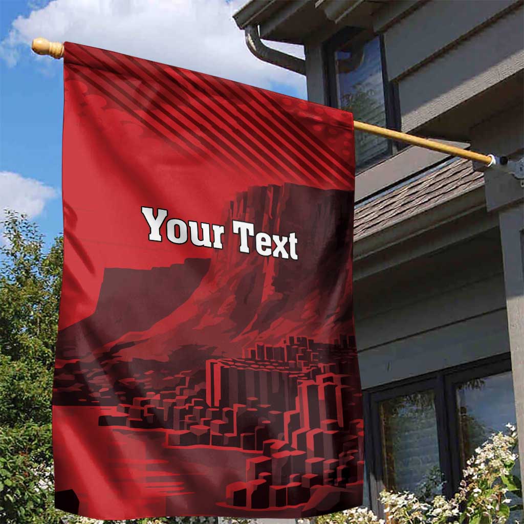 Personalized Northern Ireland Garden Flag Giant’s Causeway Retro Style