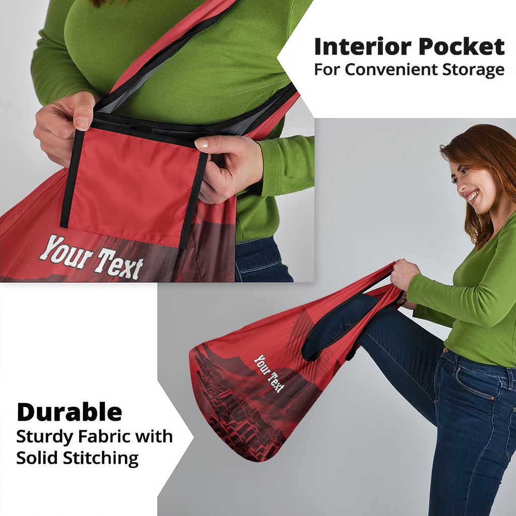 Personalized Northern Ireland Grocery Bag Giant’s Causeway Retro Style