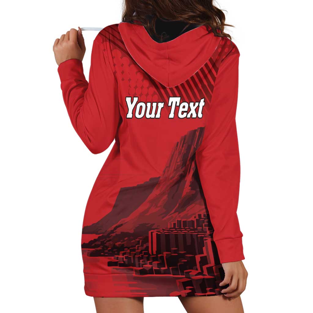 Personalized Northern Ireland Hoodie Dress Giant’s Causeway Retro Style