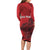 Personalized Northern Ireland Long Sleeve Bodycon Dress Giant’s Causeway Retro Style