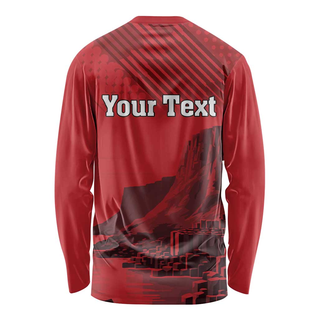 Personalized Northern Ireland Long Sleeve Shirt Giant’s Causeway Retro Style
