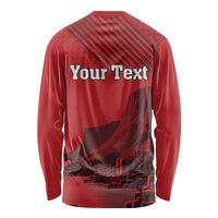 Personalized Northern Ireland Long Sleeve Shirt Giant’s Causeway Retro Style