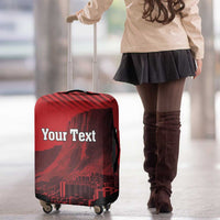 Personalized Northern Ireland Luggage Cover Giant’s Causeway Retro Style