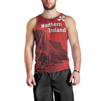 Personalized Northern Ireland Men Tank Top Giant’s Causeway Retro Style