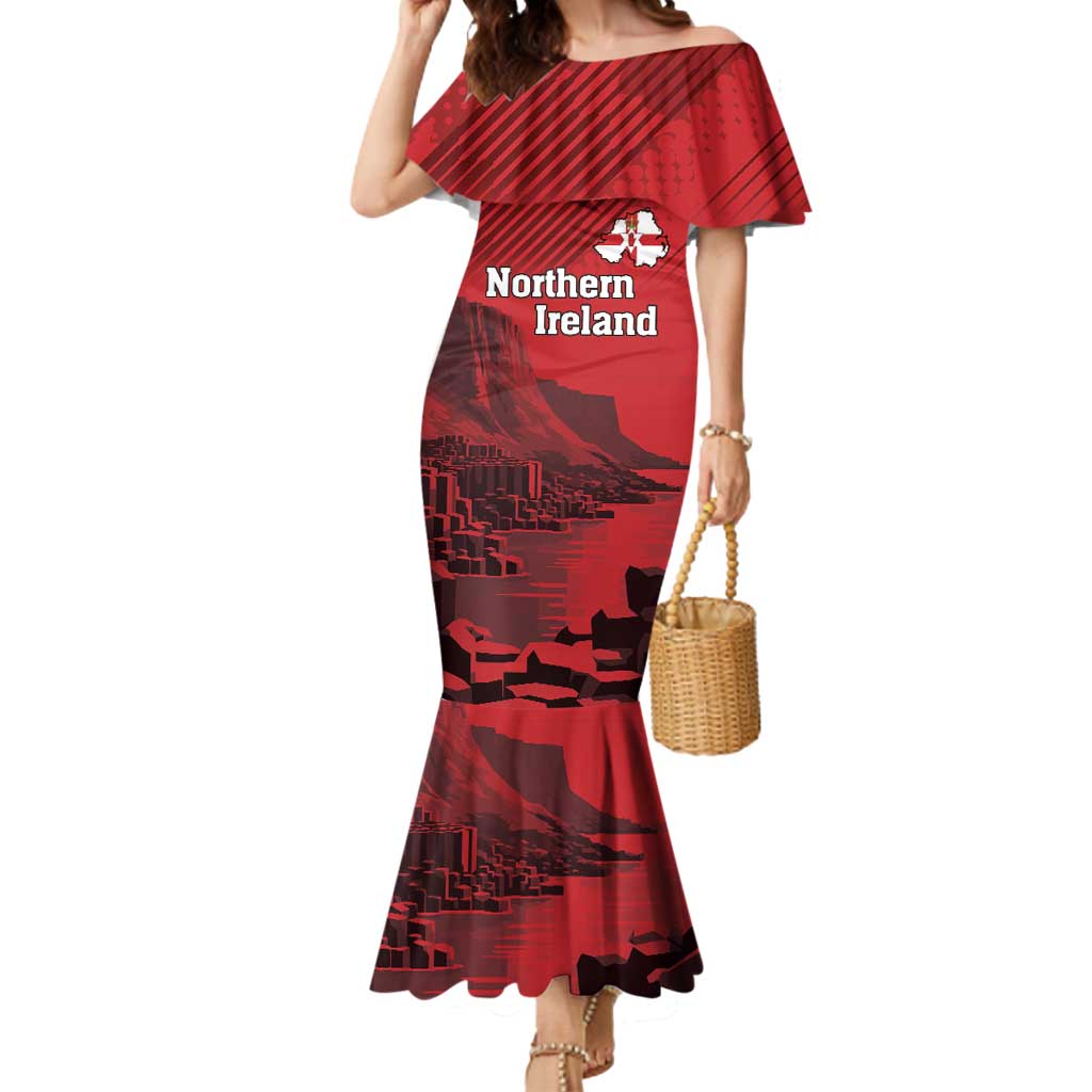 Personalized Northern Ireland Mermaid Dress Giant’s Causeway Retro Style
