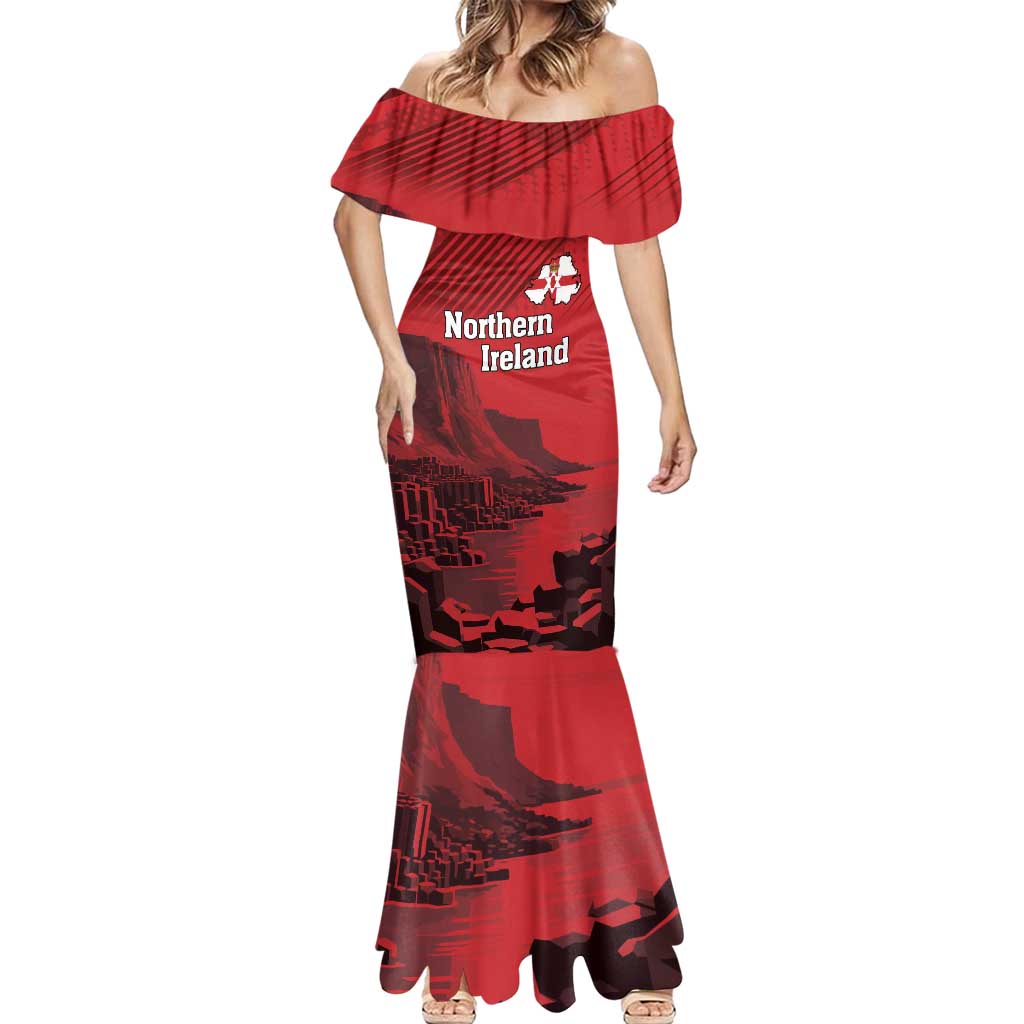 Personalized Northern Ireland Mermaid Dress Giant’s Causeway Retro Style