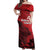 Personalized Northern Ireland Off Shoulder Maxi Dress Giant’s Causeway Retro Style