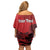 Personalized Northern Ireland Off Shoulder Short Dress Giant’s Causeway Retro Style