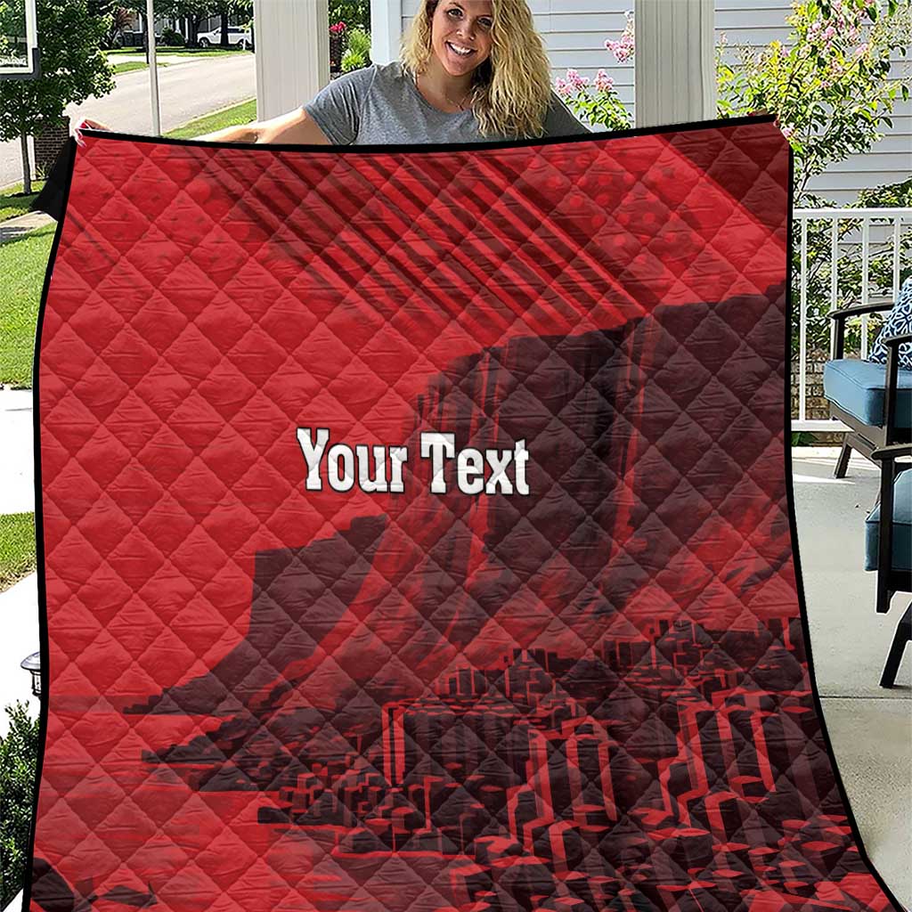 Personalized Northern Ireland Quilt Giant’s Causeway Retro Style