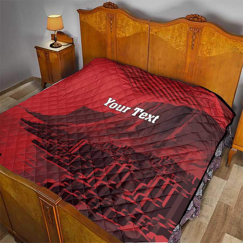 Personalized Northern Ireland Quilt Giant’s Causeway Retro Style