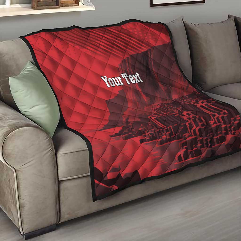 Personalized Northern Ireland Quilt Giant’s Causeway Retro Style