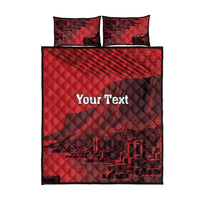 Personalized Northern Ireland Quilt Bed Set Giant’s Causeway Retro Style