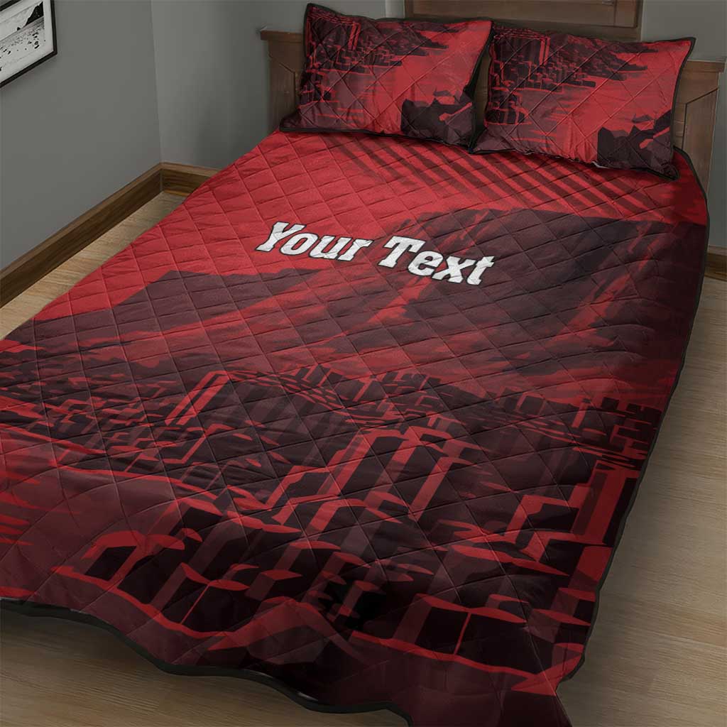 Personalized Northern Ireland Quilt Bed Set Giant’s Causeway Retro Style