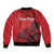 Personalized Northern Ireland Sleeve Zip Bomber Jacket Giant’s Causeway Retro Style