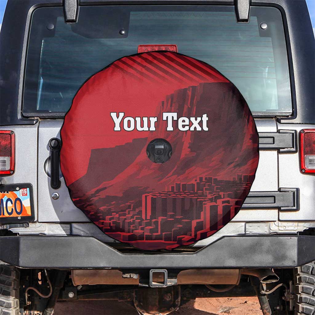Personalized Northern Ireland Spare Tire Cover Giant’s Causeway Retro Style
