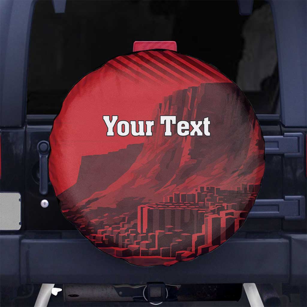 Personalized Northern Ireland Spare Tire Cover Giant’s Causeway Retro Style