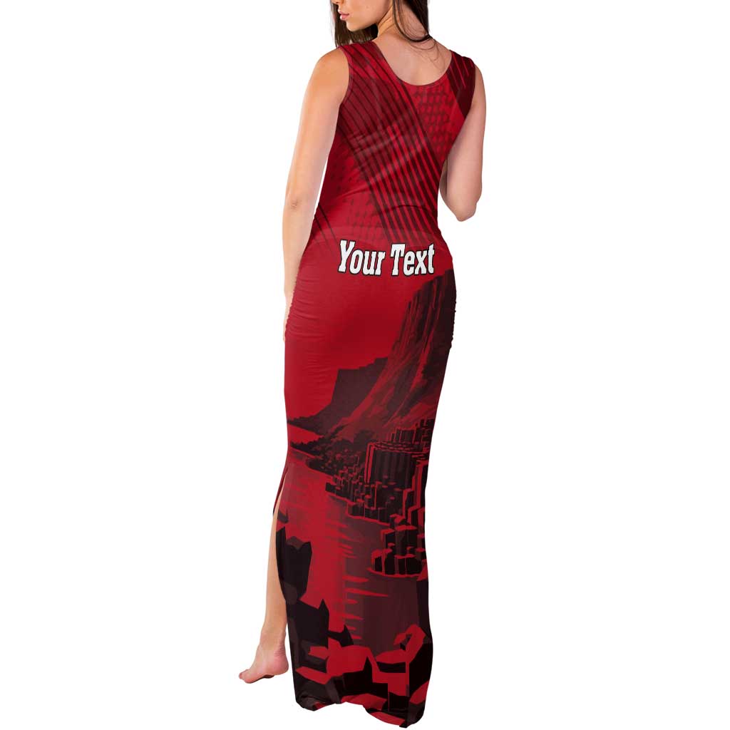 Personalized Northern Ireland Tank Maxi Dress Giant’s Causeway Retro Style