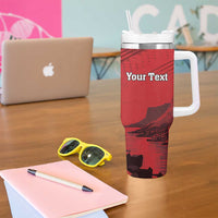 Personalized Northern Ireland Tumbler With Handle Giant’s Causeway Retro Style