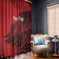 Personalized Northern Ireland Window Curtain Giant’s Causeway Retro Style