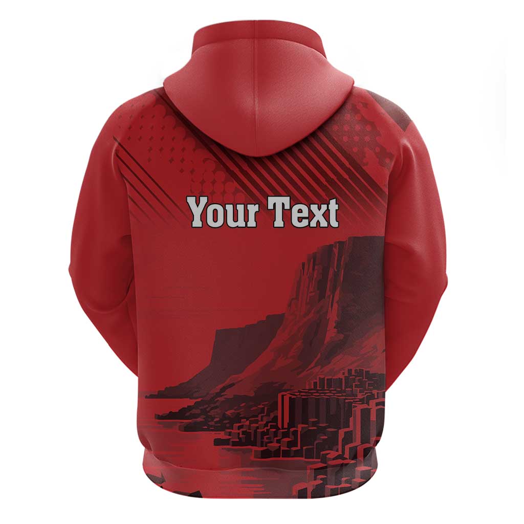 Personalized Northern Ireland Zip Hoodie Giant’s Causeway Retro Style