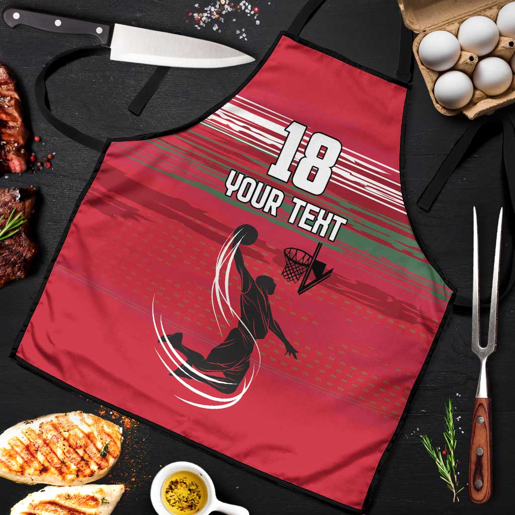 Hungary Basketball Custom Apron Come On Magyars Grunge Style - Wonder Print Shop