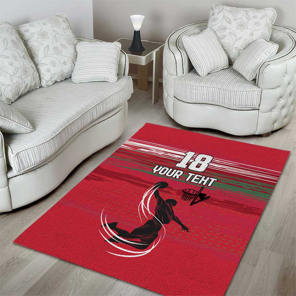 Hungary Basketball Custom Area Rug Come On Magyars Grunge Style - Wonder Print Shop