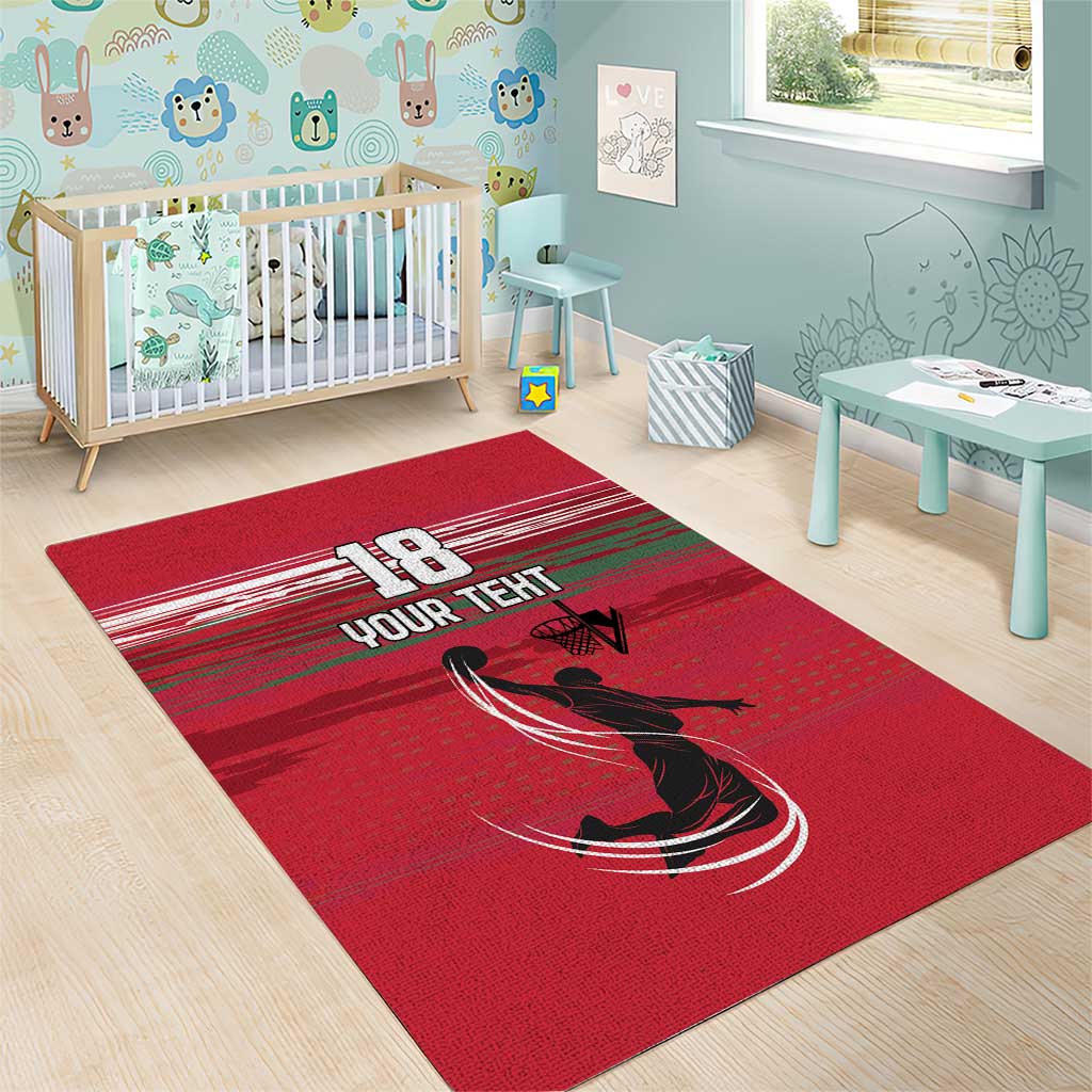 Hungary Basketball Custom Area Rug Come On Magyars Grunge Style - Wonder Print Shop