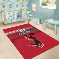 Hungary Basketball Custom Area Rug Come On Magyars Grunge Style - Wonder Print Shop