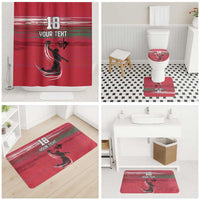 Hungary Basketball Custom Bathroom Set Come On Magyars Grunge Style - Wonder Print Shop