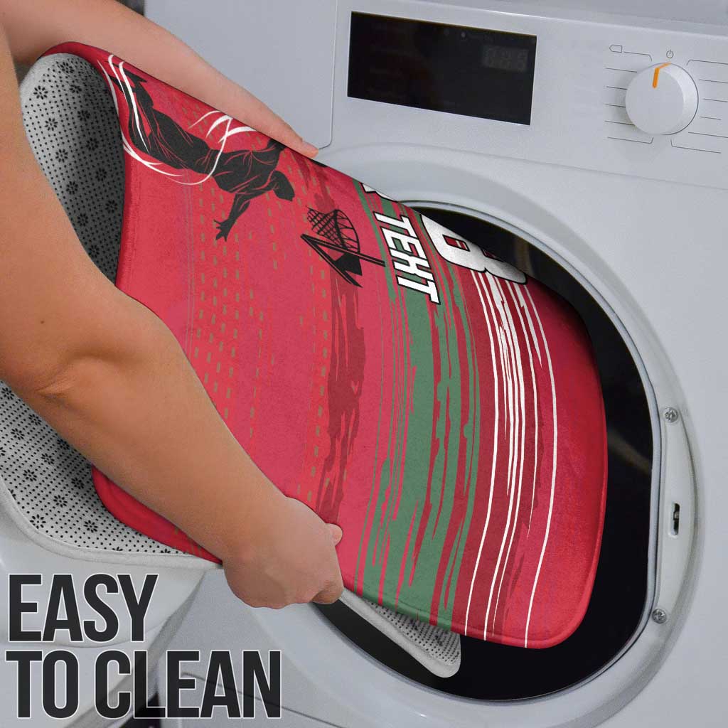 Hungary Basketball Custom Bathroom Set Come On Magyars Grunge Style - Wonder Print Shop