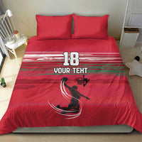 Hungary Basketball Custom Bedding Set Come On Magyars Grunge Style - Wonder Print Shop