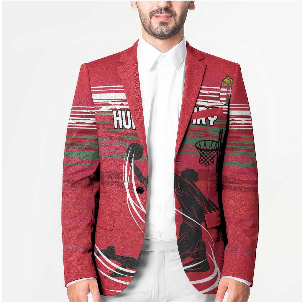 Hungary Basketball Custom Blazer Come On Magyars Grunge Style - Wonder Print Shop