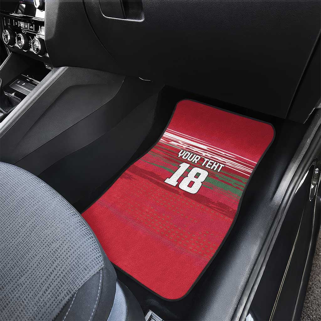 Hungary Basketball Custom Car Mats Come On Magyars Grunge Style - Wonder Print Shop