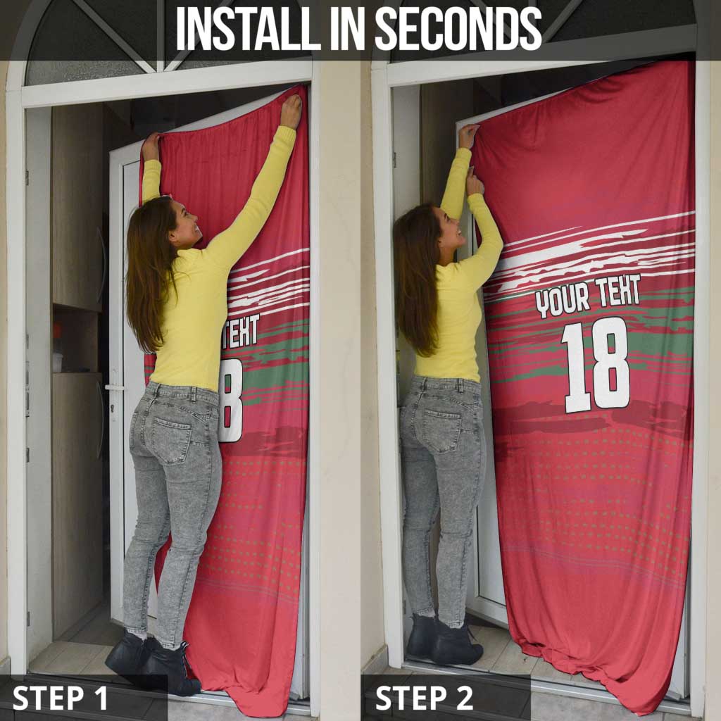 Hungary Basketball Custom Door Cover Come On Magyars Grunge Style - Wonder Print Shop