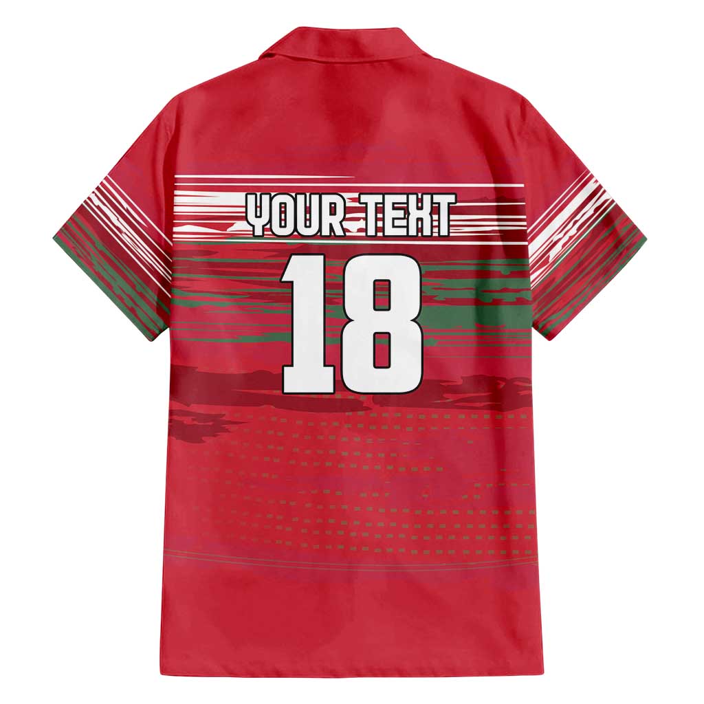 Hungary Basketball Custom Family Matching Off Shoulder Short Dress and Hawaiian Shirt Come On Magyars Grunge Style - Wonder Print Shop