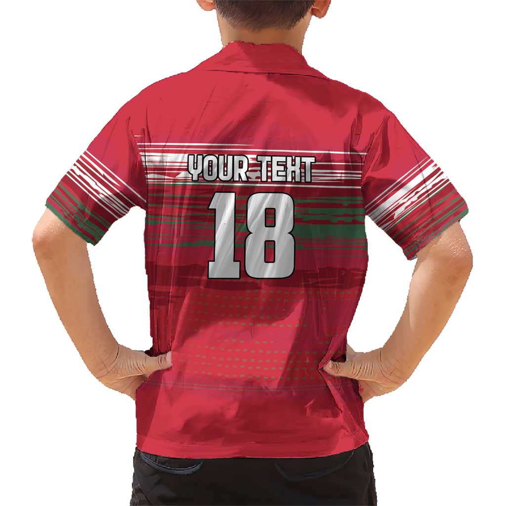 Hungary Basketball Custom Family Matching Short Sleeve Bodycon Dress and Hawaiian Shirt Come On Magyars Grunge Style - Wonder Print Shop