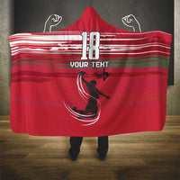 Hungary Basketball Custom Hooded Blanket Come On Magyars Grunge Style - Wonder Print Shop