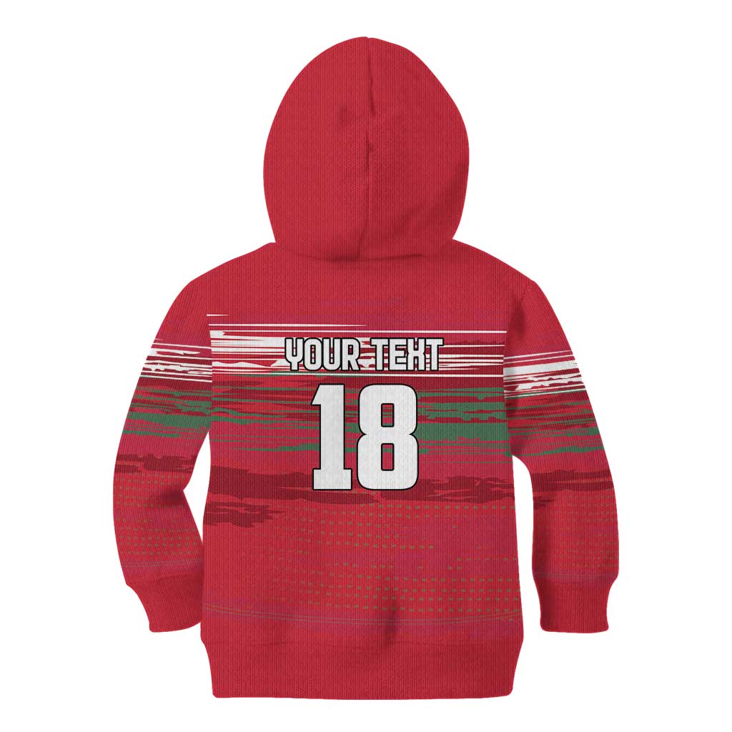 Hungary Basketball Custom Kid Hoodie Come On Magyars Grunge Style - Wonder Print Shop