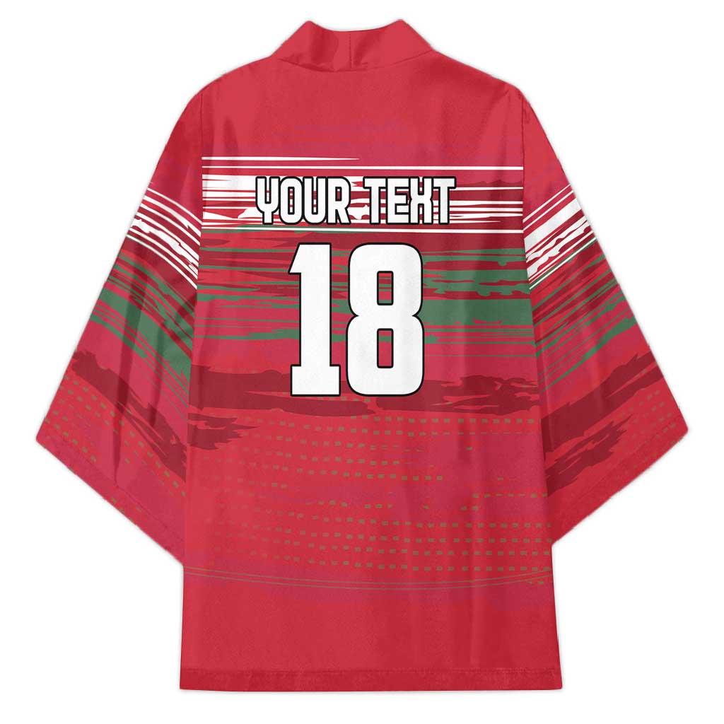 Hungary Basketball Custom Kimono Come On Magyars Grunge Style - Wonder Print Shop