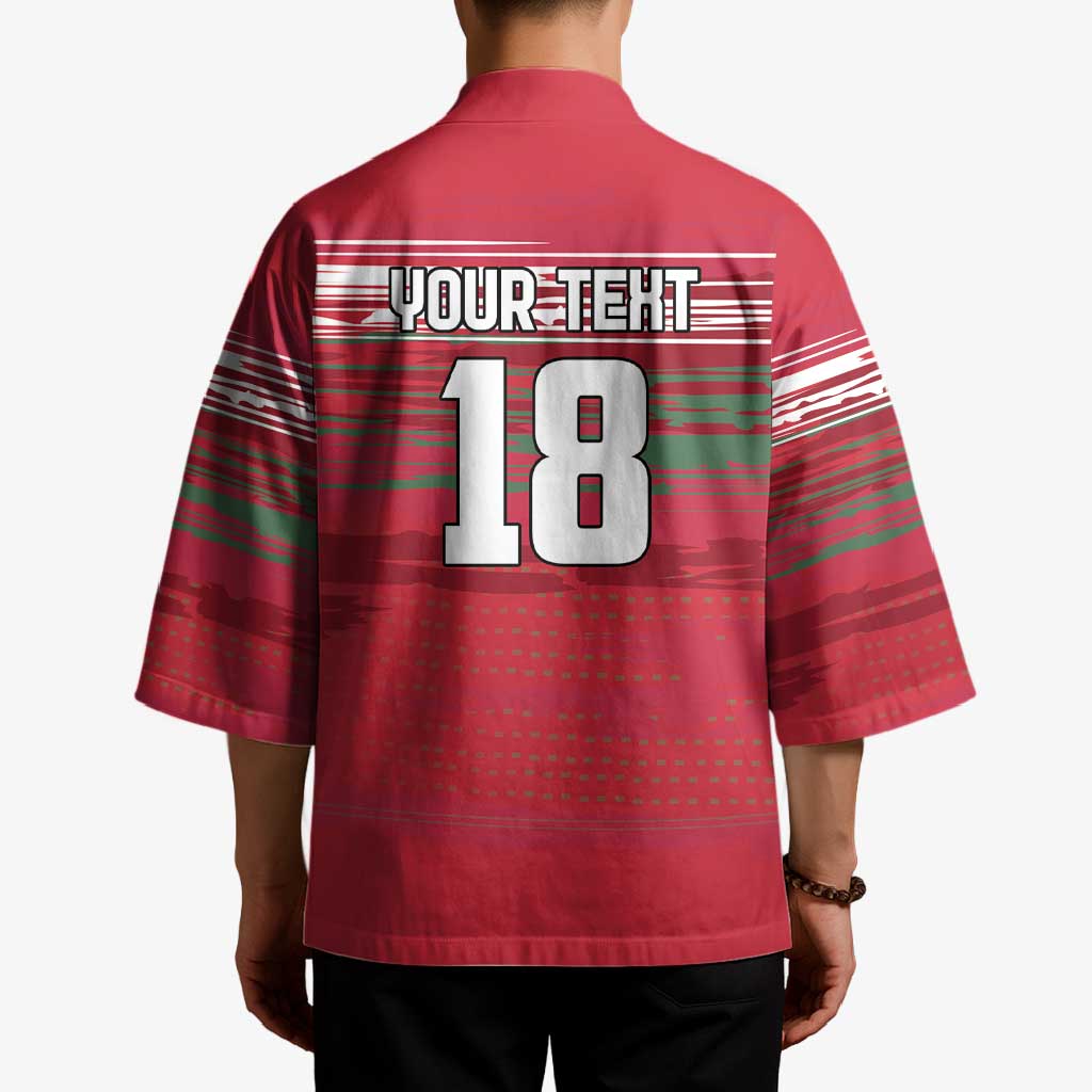 Hungary Basketball Custom Kimono Come On Magyars Grunge Style - Wonder Print Shop