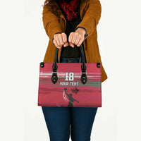 Hungary Basketball Custom Leather Bag Come On Magyars Grunge Style - Wonder Print Shop