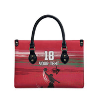 Hungary Basketball Custom Leather Bag Come On Magyars Grunge Style - Wonder Print Shop