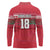 Hungary Basketball Custom Long Sleeve Polo Shirt Come On Magyars Grunge Style - Wonder Print Shop